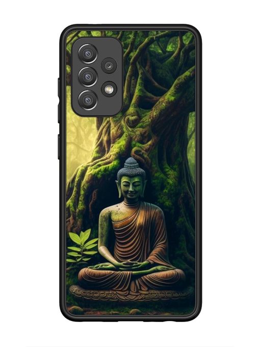 Green Buddha Art Glossy Soft Edge Case for Samsung Galaxy A52 (5G) Chachhi