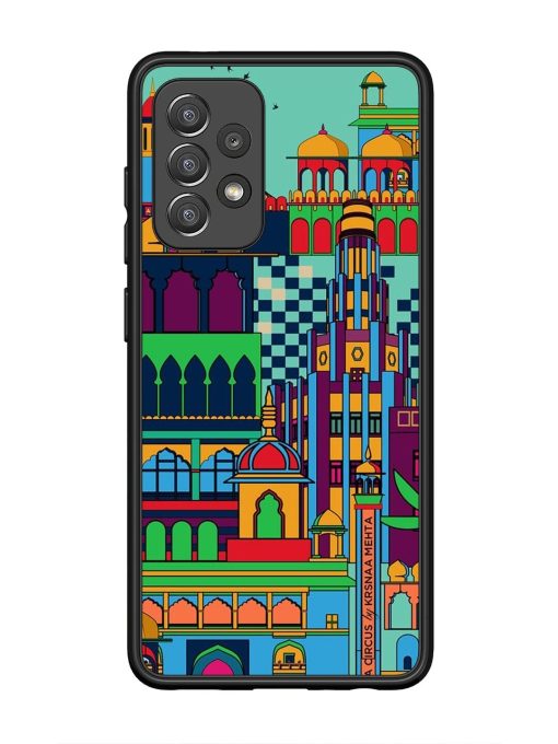 Indian Tapestry Glossy Soft Edge Case for Samsung Galaxy A52 (5G) Chachhi