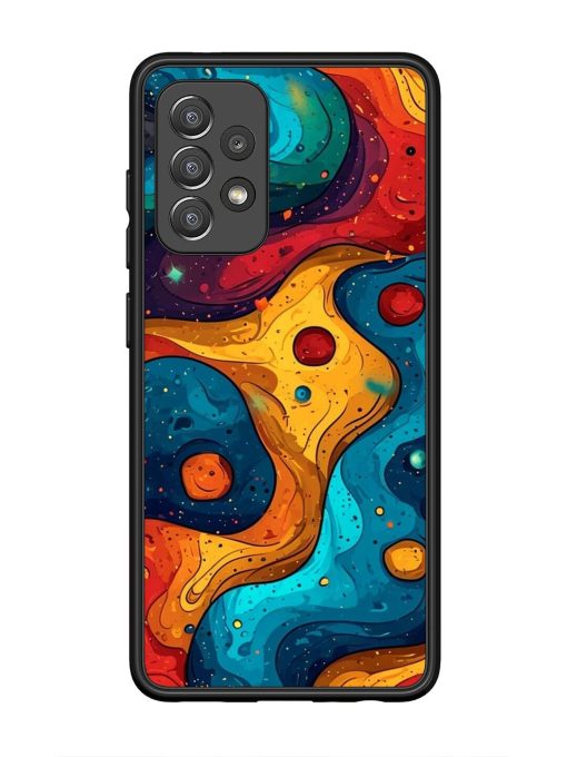 Cosmic Swirl Glossy Soft Edge Case for Samsung Galaxy A52 (5G) Chachhi