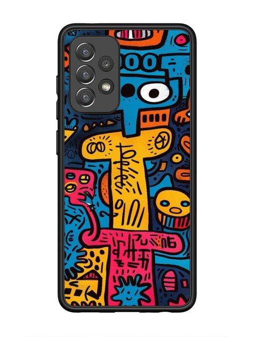 Doodletopia Glossy Soft Edge Case for Samsung Galaxy A52 (5G) Chachhi