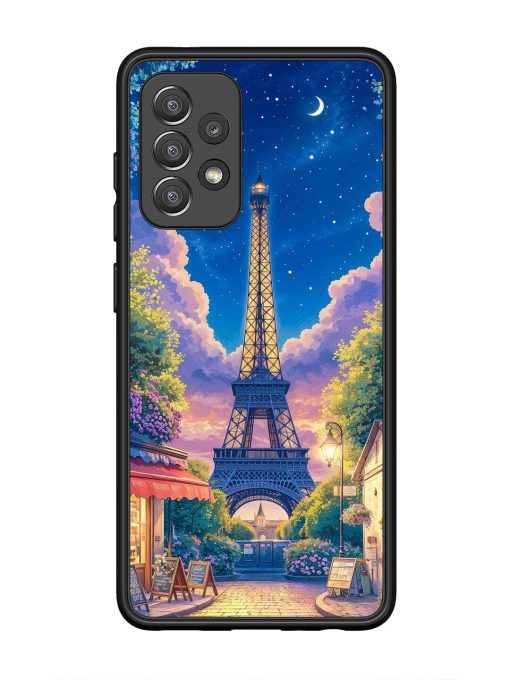 Twilight In Paris Glossy Soft Edge Case for Samsung Galaxy A52 (5G) Chachhi