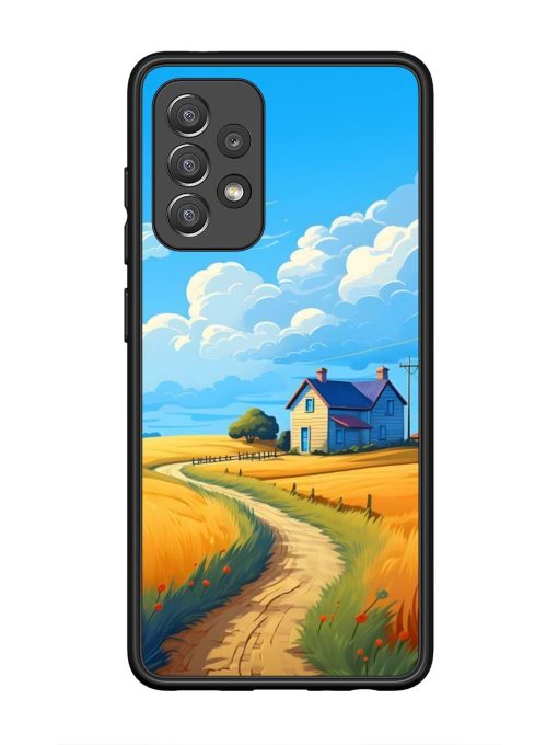 Countryside Cottage Glossy Soft Edge Case for Samsung Galaxy A52 (5G) Chachhi