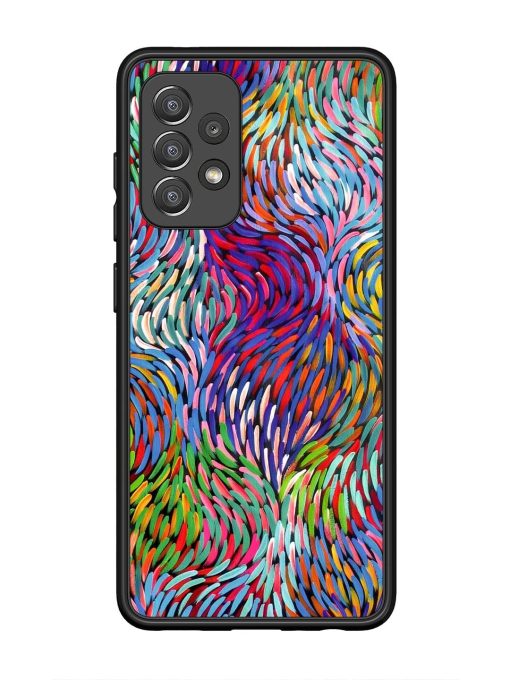 Vibrant Waves Glossy Soft Edge Case for Samsung Galaxy A52 (5G) Chachhi