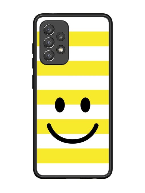 Smiling Stripes Glossy Soft Edge Case for Samsung Galaxy A52 (5G) Chachhi