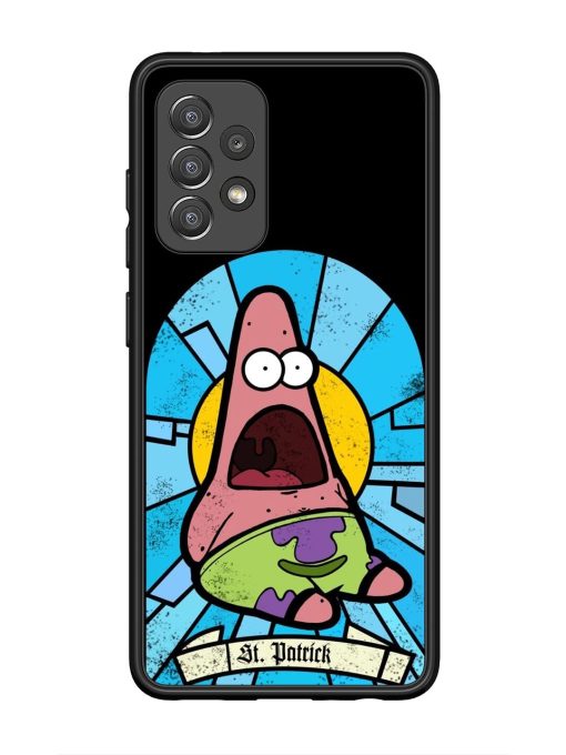 St. Patrick'S Day Stained Glass Patrick Star Glossy Soft Edge Case for Samsung Galaxy A52 (5G) Chachhi