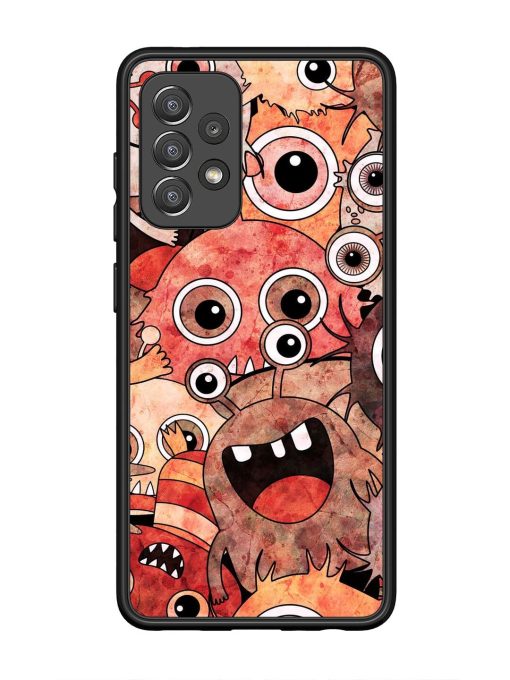 Monster Mash Glossy Soft Edge Case for Samsung Galaxy A52 (5G) Chachhi