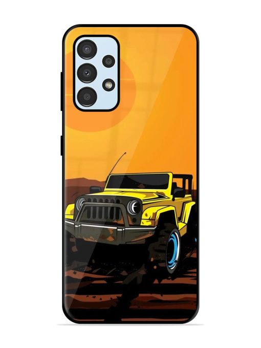 Sunset Cruise Glossy Soft Edge Case for Samsung Galaxy A52S (5G) Chachhi