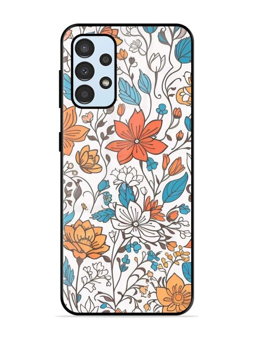 Floral Symphony Glossy Soft Edge Case for Samsung Galaxy A52S (5G) Chachhi