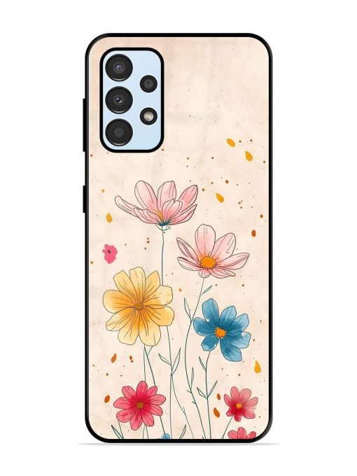 Delicate Bloom Glossy Soft Edge Case for Samsung Galaxy A52S (5G) Chachhi