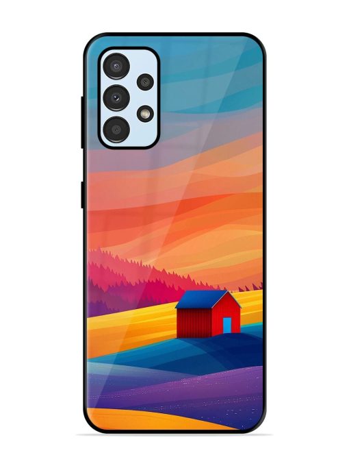 Sunset Solitude Glossy Soft Edge Case for Samsung Galaxy A52S (5G) Chachhi