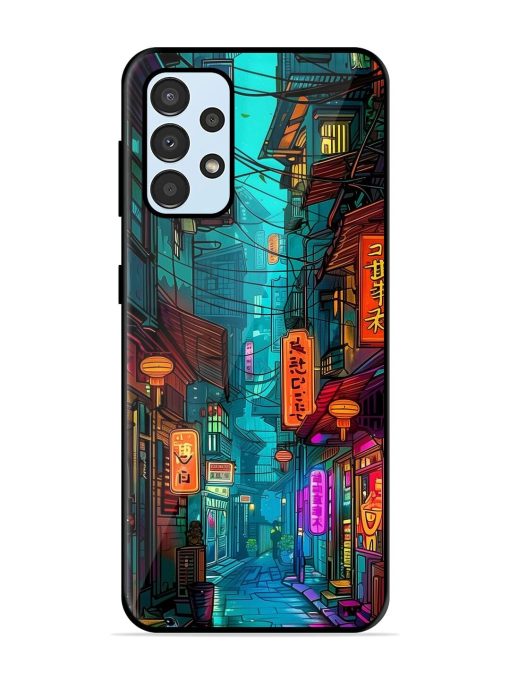 Neon Nightscape Glossy Soft Edge Case for Samsung Galaxy A52S (5G)