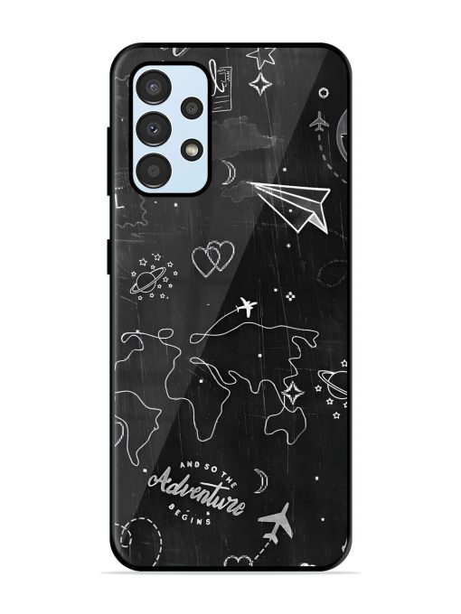 Wanderlust Sketchbook Glossy Soft Edge Case for Samsung Galaxy A52S (5G) Chachhi