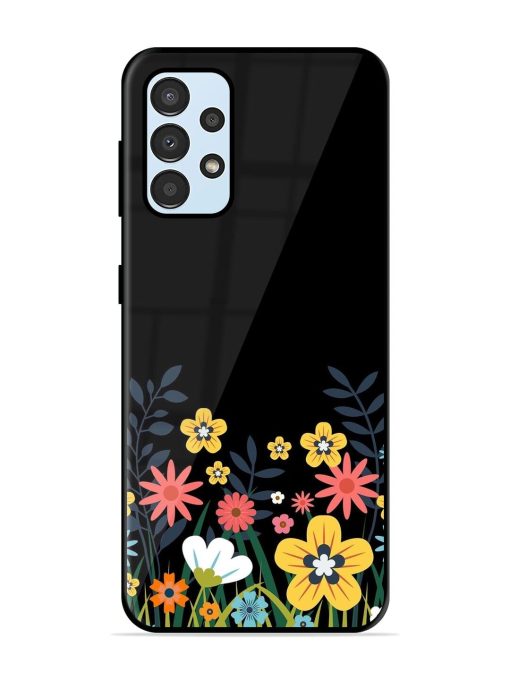 Floral Night Sky Glossy Soft Edge Case for Samsung Galaxy A52S (5G) Chachhi