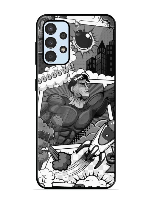 Comic Book Chaos Glossy Soft Edge Case for Samsung Galaxy A52S (5G) Chachhi