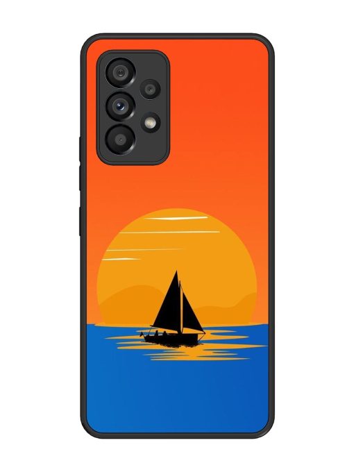 Sunset Sail Glossy Soft Edge Case for Samsung Galaxy A53 (5G) Chachhi