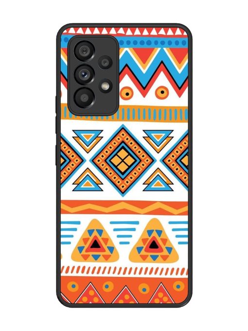 Vibrant Tribal Pattern Glossy Soft Edge Case for Samsung Galaxy A53 (5G) Chachhi