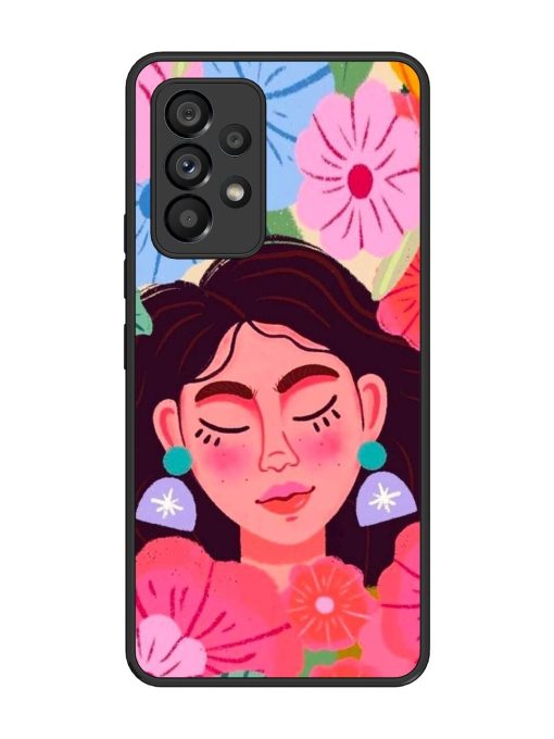 Blooming Serenity Glossy Soft Edge Case for Samsung Galaxy A53 (5G) Chachhi