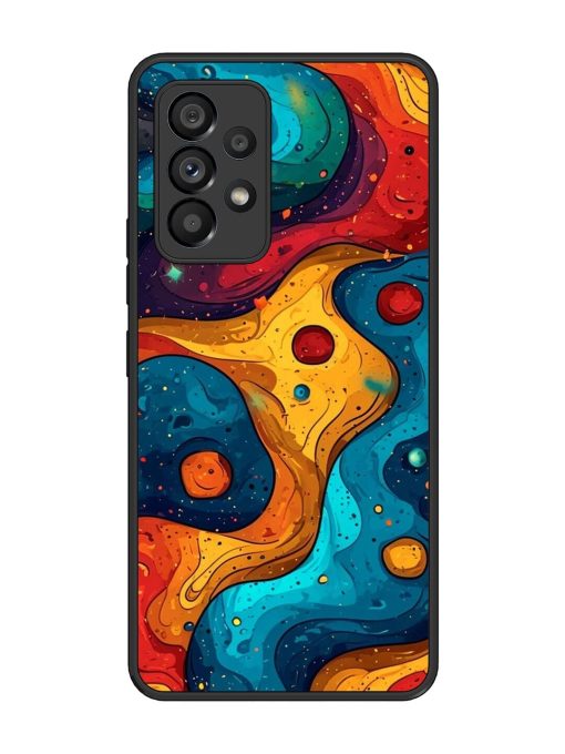 Cosmic Swirl Glossy Soft Edge Case for Samsung Galaxy A53 (5G) Chachhi