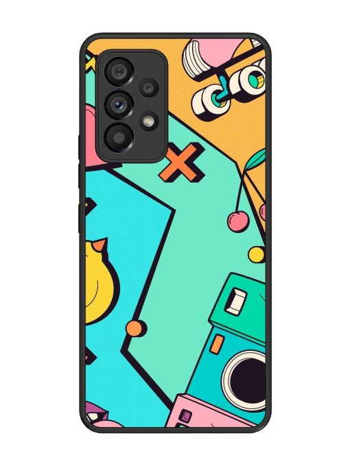 Retro Remix Glossy Soft Edge Case for Samsung Galaxy A53 (5G) Chachhi