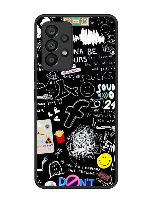 Doodle Diary Glossy Soft Edge Case for Samsung Galaxy A53 (5G) Chachhi