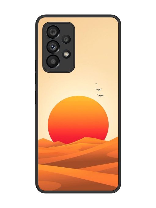 Desert Sunset Glossy Soft Edge Case for Samsung Galaxy A53 (5G) Chachhi