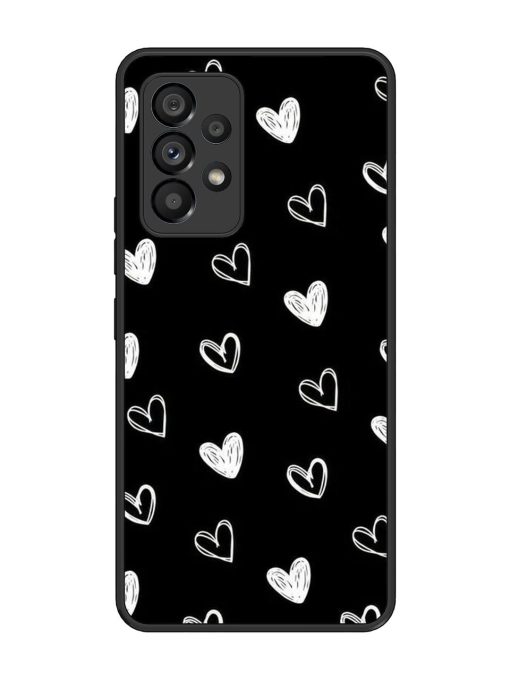 Scattered Hearts Glossy Soft Edge Case for Samsung Galaxy A53 (5G) Chachhi