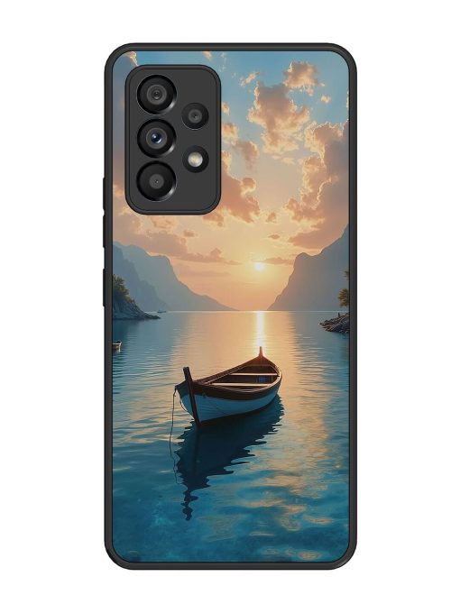 Serene Sunset Glossy Soft Edge Case for Samsung Galaxy A53 (5G)