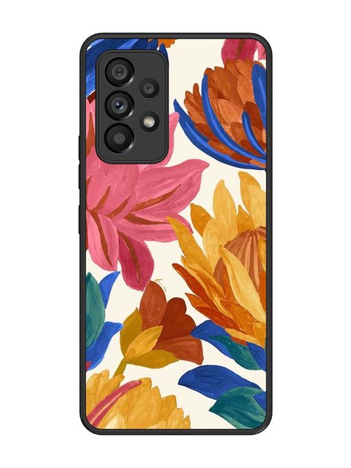 Blooming Tapestry Glossy Soft Edge Case for Samsung Galaxy A53 (5G) Chachhi