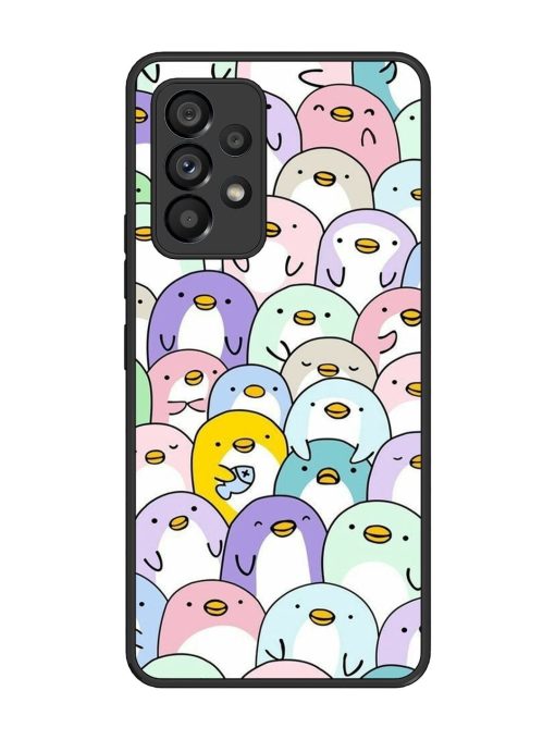 Penguin Party Glossy Soft Edge Case for Samsung Galaxy A53 (5G) Chachhi