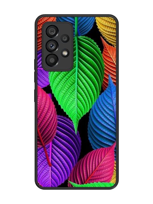 Rainbow Leaf Symphony Glossy Soft Edge Case for Samsung Galaxy A53 (5G) Chachhi