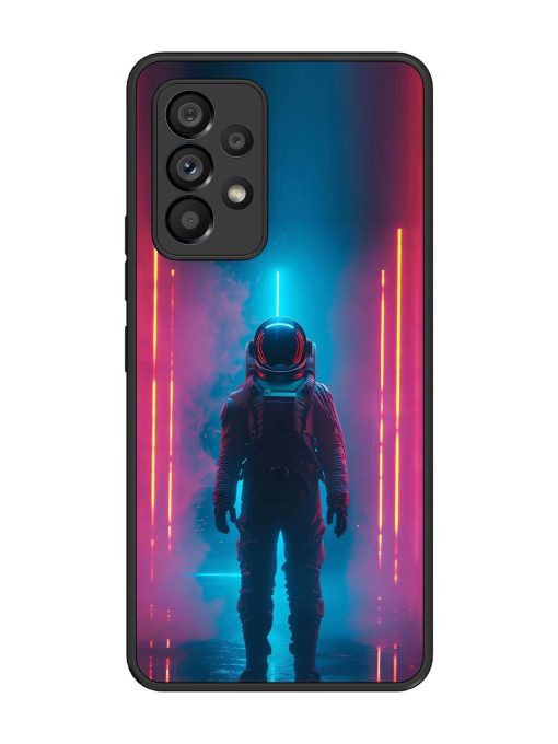 Neon Astronaut Glossy Soft Edge Case for Samsung Galaxy A53 (5G) Chachhi