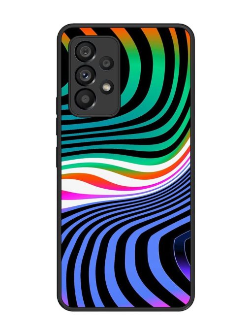 Psychedelic Waves Glossy Soft Edge Case for Samsung Galaxy A53 (5G) Chachhi