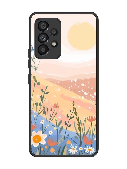 Golden Hour Blooms Glossy Soft Edge Case for Samsung Galaxy A53 (5G) Chachhi