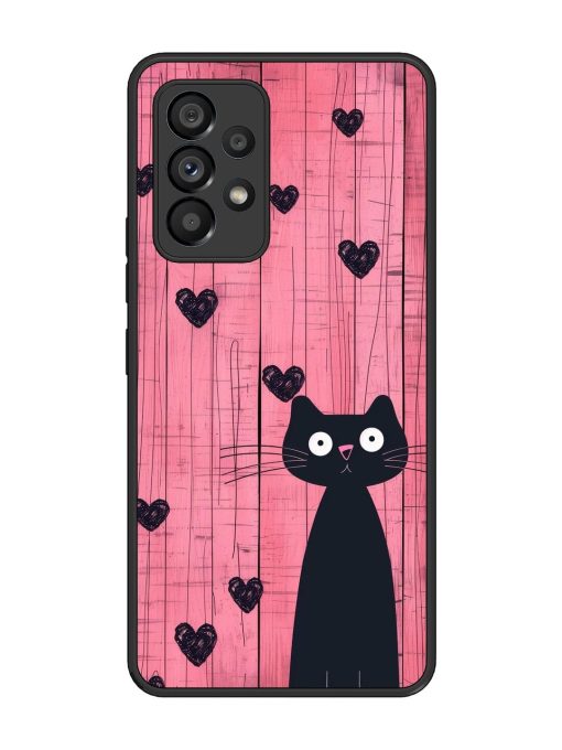 Feline Valentine'S Day Glossy Soft Edge Case for Samsung Galaxy A53 (5G) Chachhi