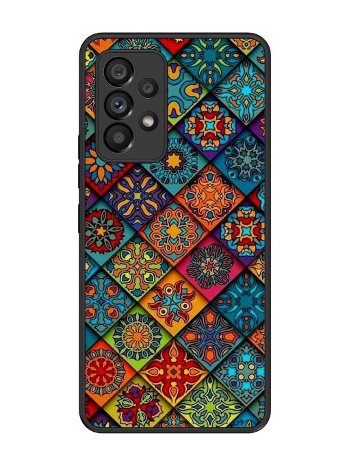 Patchwork Mandala Mosaic Glossy Soft Edge Case for Samsung Galaxy A53 (5G) Chachhi