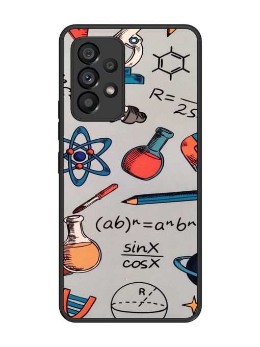 Science Doodle Delight Glossy Soft Edge Case for Samsung Galaxy A53 (5G) Chachhi