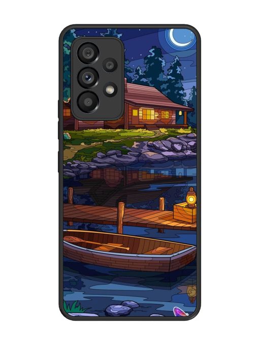 Moonlit Serenity Glossy Soft Edge Case for Samsung Galaxy A53 (5G)