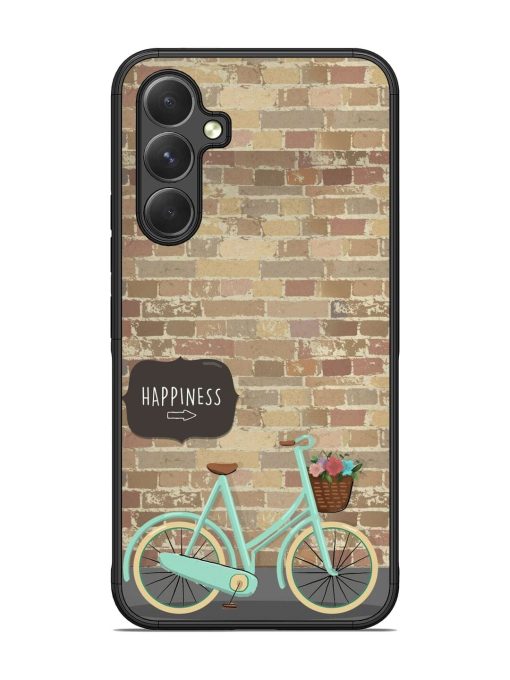 Pedaling Towards Happiness Glossy Soft Edge Case for Samsung Galaxy A54 (5G) Chachhi