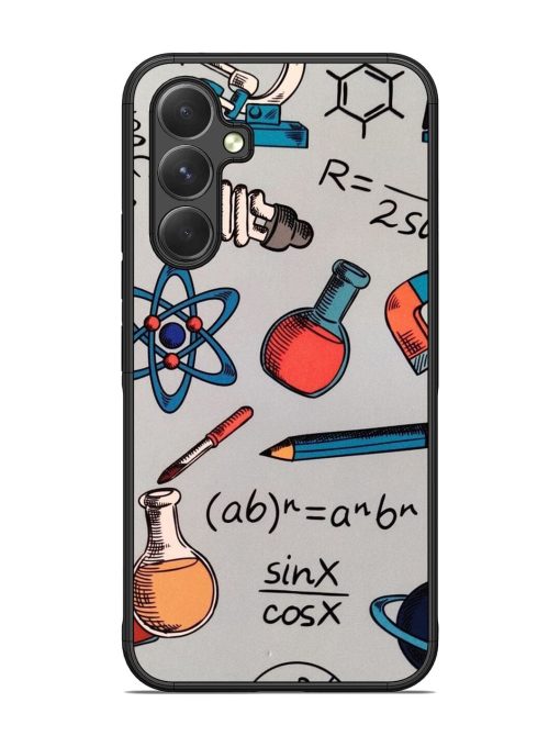 Science Doodle Glossy Soft Edge Case for Samsung Galaxy A54 (5G) Chachhi