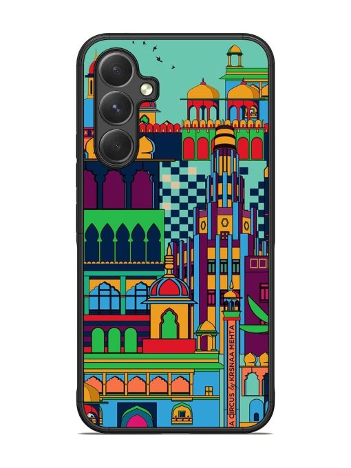 Indian Tapestry Glossy Soft Edge Case for Samsung Galaxy A54 (5G) Chachhi