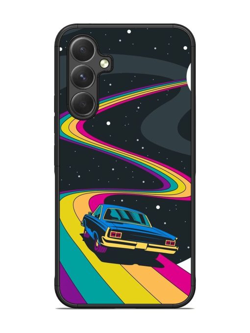 Rainbow Road Glossy Soft Edge Case for Samsung Galaxy A54 (5G) Chachhi