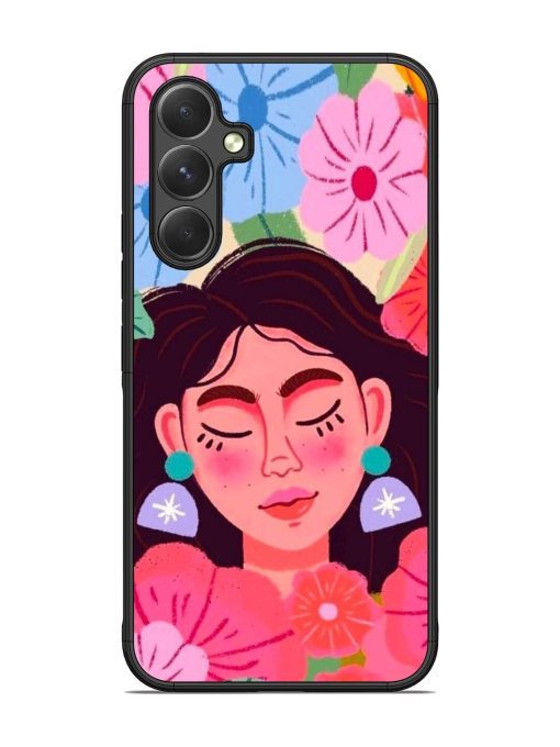 Blooming Serenity Glossy Soft Edge Case for Samsung Galaxy A54 (5G) Chachhi