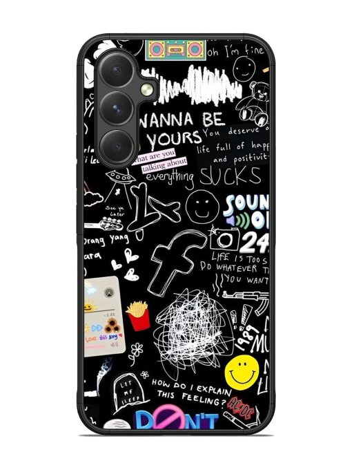 Doodle Diary Glossy Soft Edge Case for Samsung Galaxy A54 (5G)