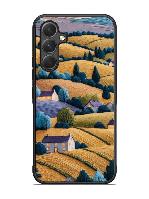 Rolling Hilltop Haven Glossy Soft Edge Case for Samsung Galaxy A54 (5G) Chachhi