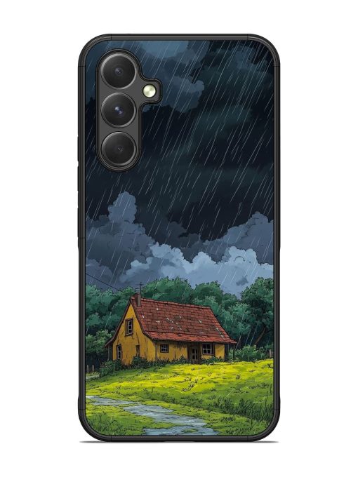 Rainy Day Retreat Glossy Soft Edge Case for Samsung Galaxy A54 (5G) Chachhi