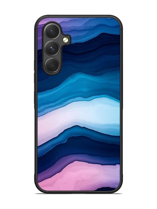 Oceanic Layers Glossy Soft Edge Case for Samsung Galaxy A54 (5G)