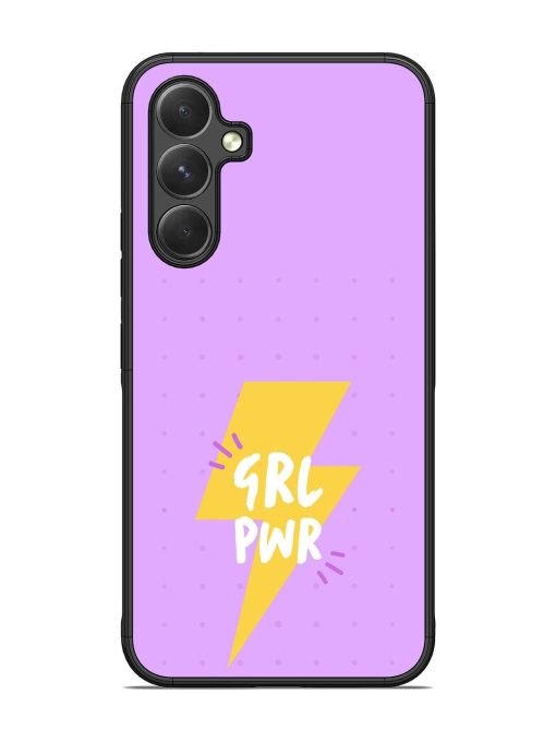 Girl Power Spark Glossy Soft Edge Case for Samsung Galaxy A54 (5G) Chachhi