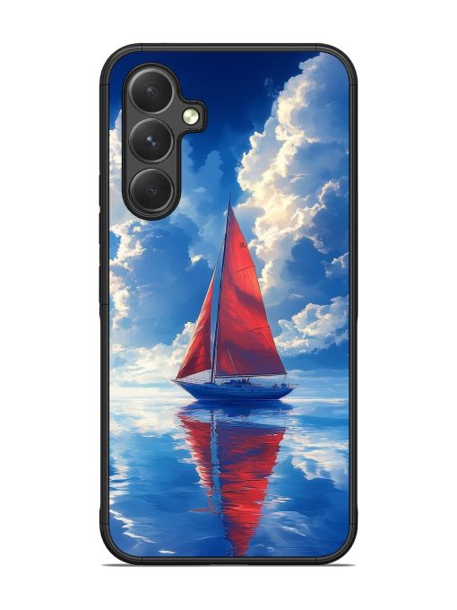 Crimson Sails Glossy Soft Edge Case for Samsung Galaxy A54 (5G) Chachhi