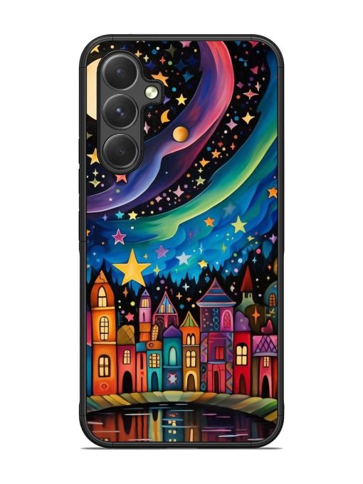 Starlit Village Glossy Soft Edge Case for Samsung Galaxy A54 (5G) Chachhi