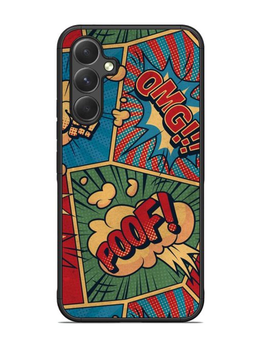 Comic Book Chaos Glossy Soft Edge Case for Samsung Galaxy A54 (5G) Chachhi